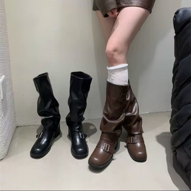 2025Woman Boots Knee High Plat - Street Fashion Trends recension och pris