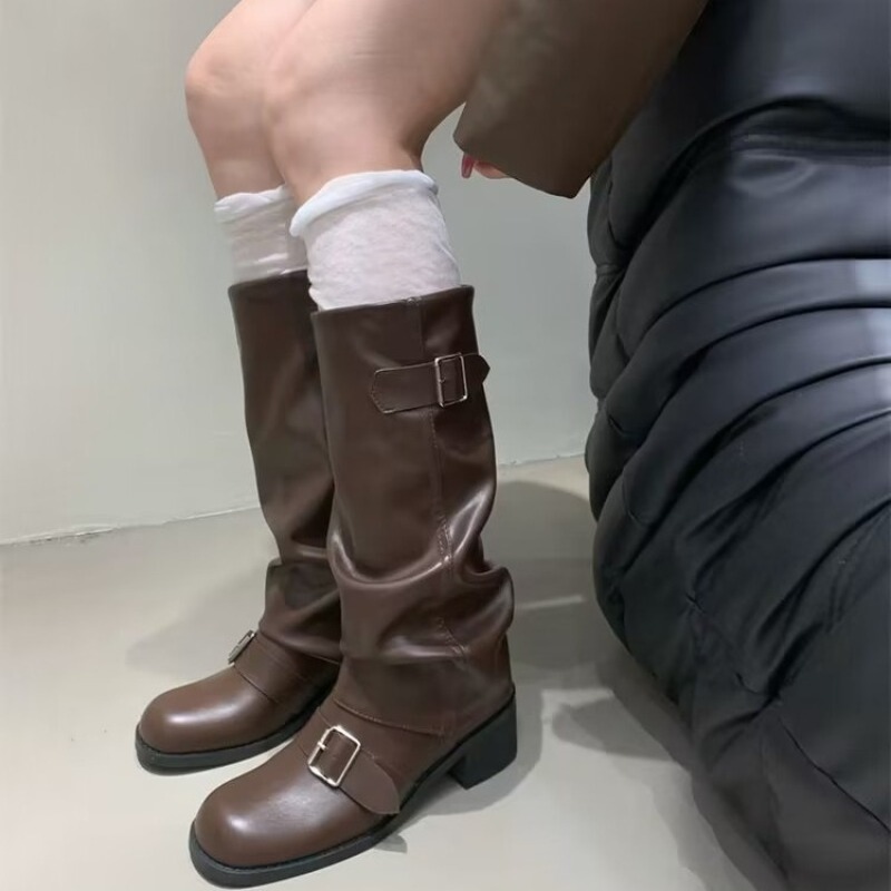 2025Woman Boots Knee High Plat - Street Fashion Trends recension och pris