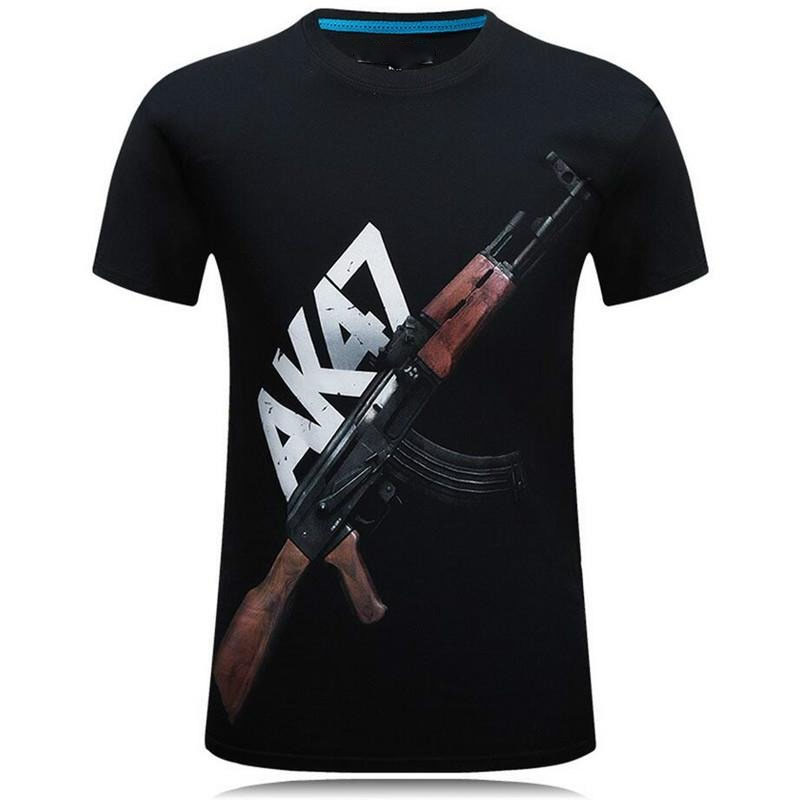 Tough Guy Style 3D Print T-shi - Street Fashion Guys recension och pris