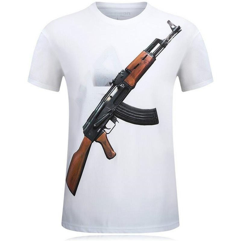 Tough Guy Style 3D Print T-shi - Street Fashion Guys recension och pris