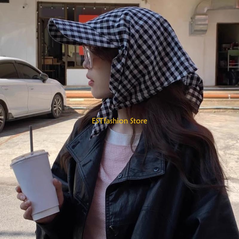 Y5GC Korean Styles Plaids Head - Street Fashion Reference recension och pris