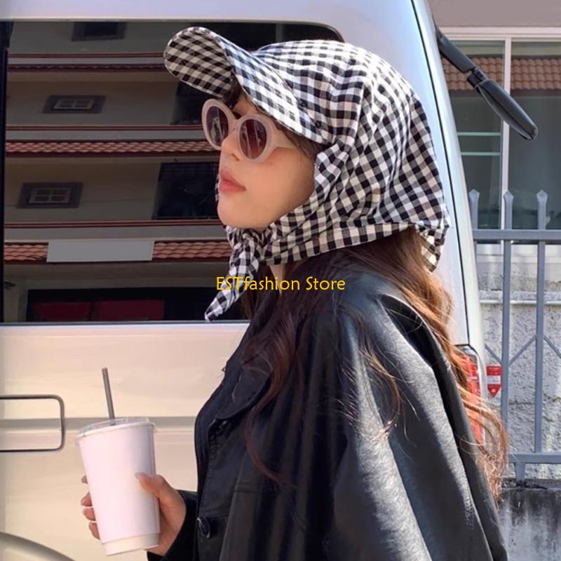 Y5GC Korean Styles Plaids Head - Street Fashion Reference recension och pris
