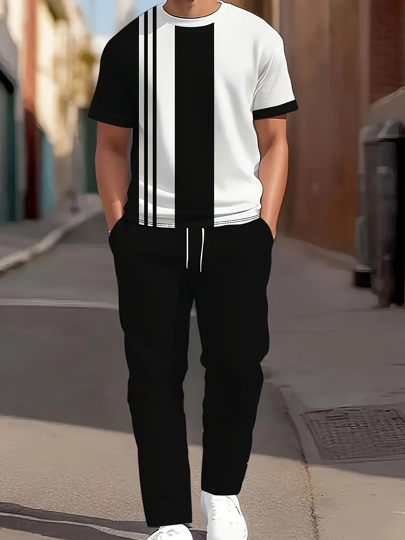 2026 Summer New Men's Short-Sl - Street Fashion Summer 2026 recension och pris