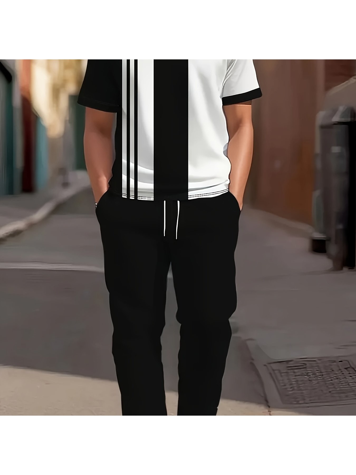 2026 Summer New Men's Short-Sl - Street Fashion Summer 2026 recension och pris