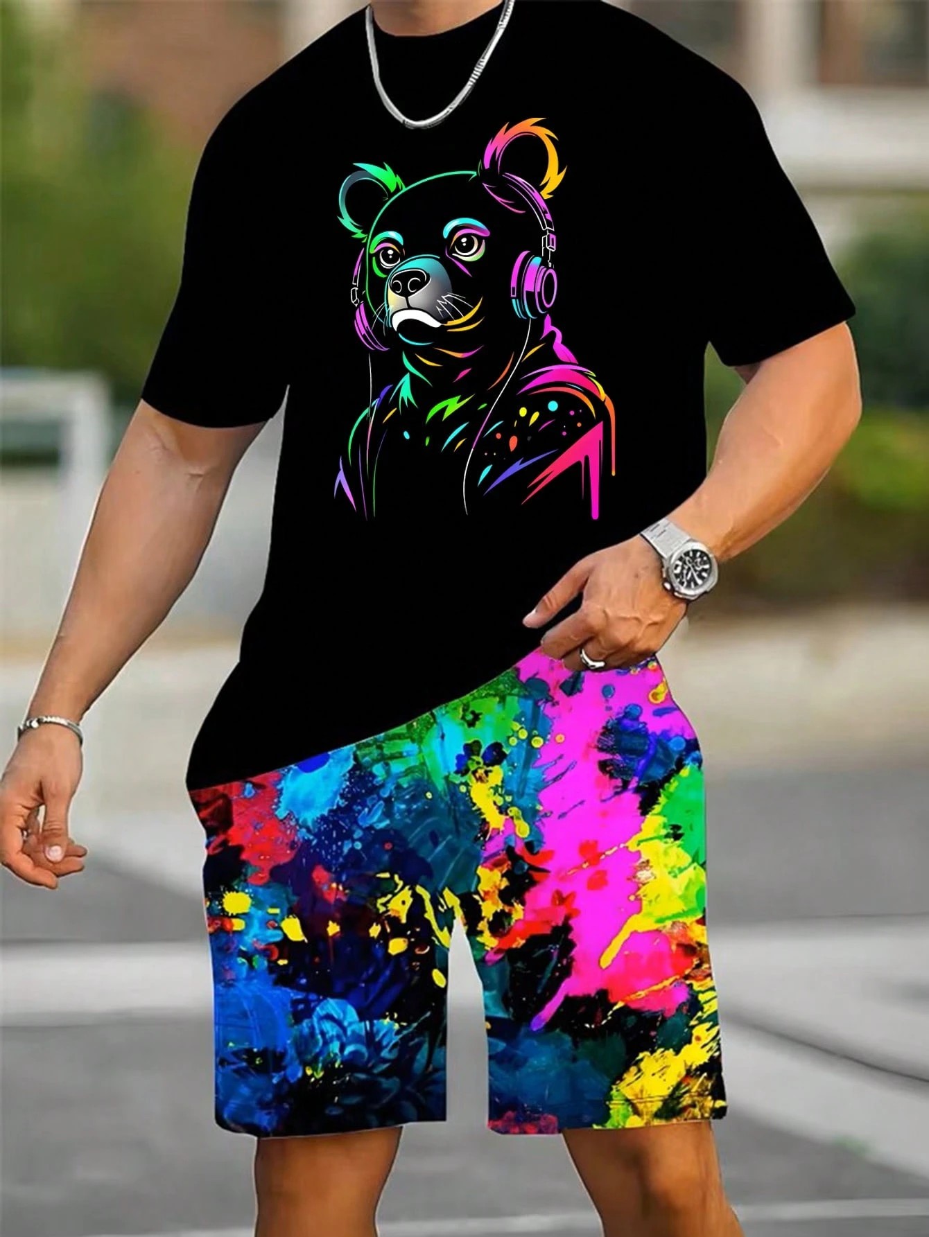 2026 Summer New Men's Short-Sl - Street Fashion Summer 2026 recension och pris