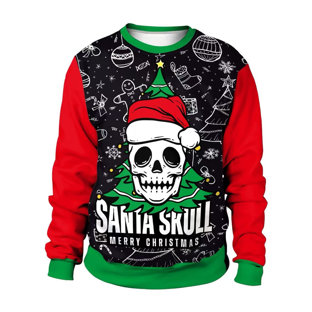 Farm Tractor Ugly Christmas Sw - Oversized Crewneck Fleece recension och pris