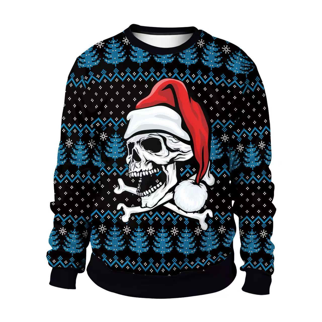 Farm Tractor Ugly Christmas Sw - Oversized Crewneck Fleece recension och pris