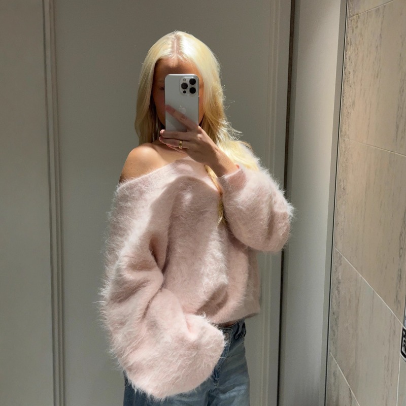 2025 Women Solid Off Shoulder  - Street Fashion England recension och pris