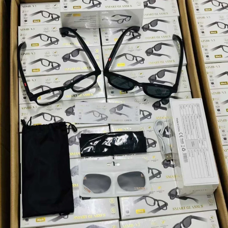 V3 Smart AI Bluetooth Sunglass - Street Fashion Photo recension och pris